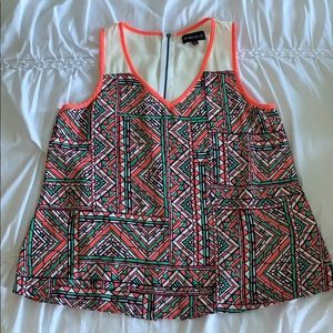 My Michelle Green/Pink Blouse